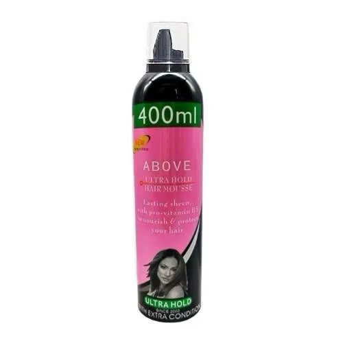 ABOVE ultra hold hair mousse