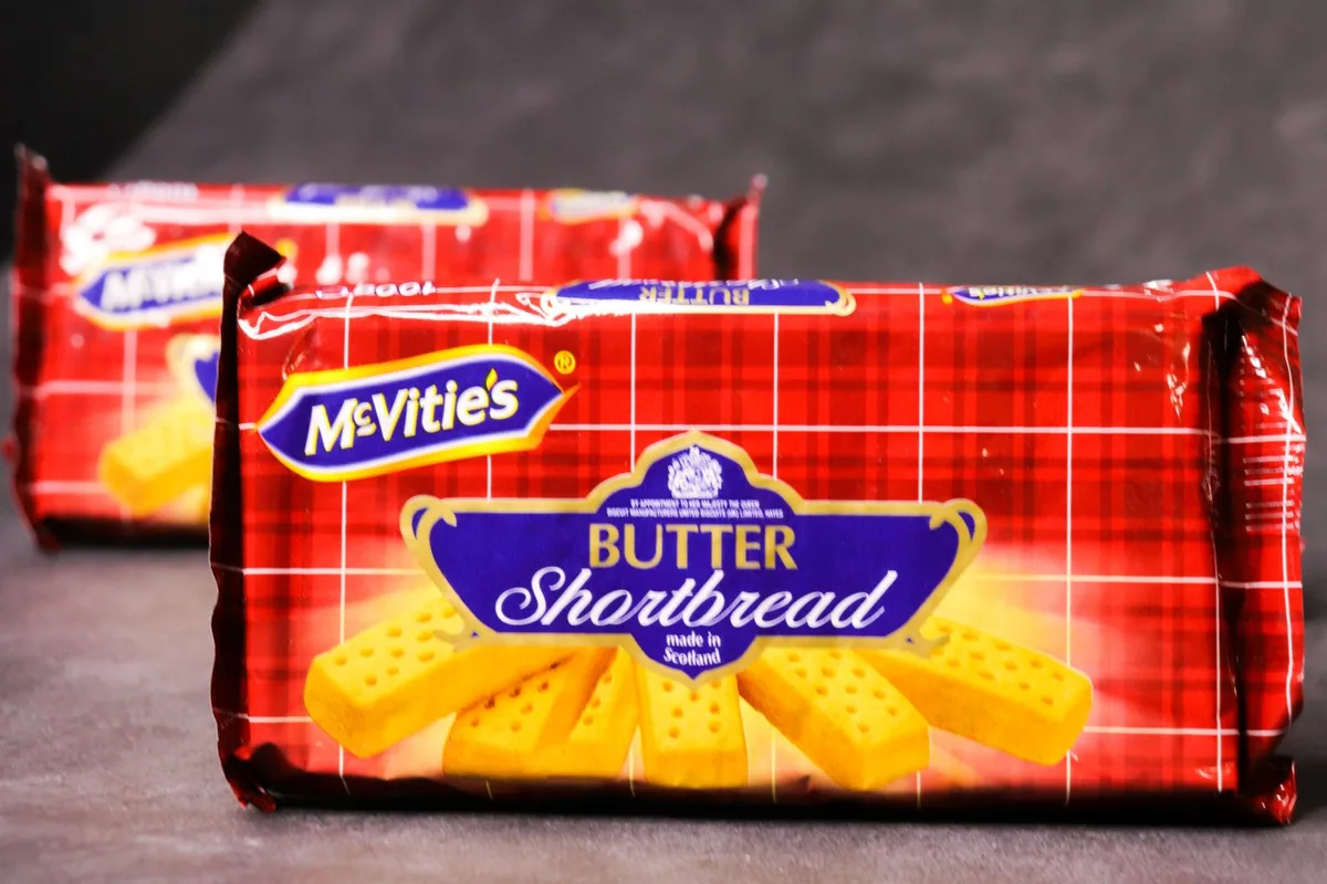 Mcvities shortbread biscuit 100g