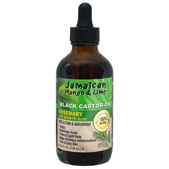 Jamaican M \u0026 L Black Castor Oil Rosemary 4 oz.