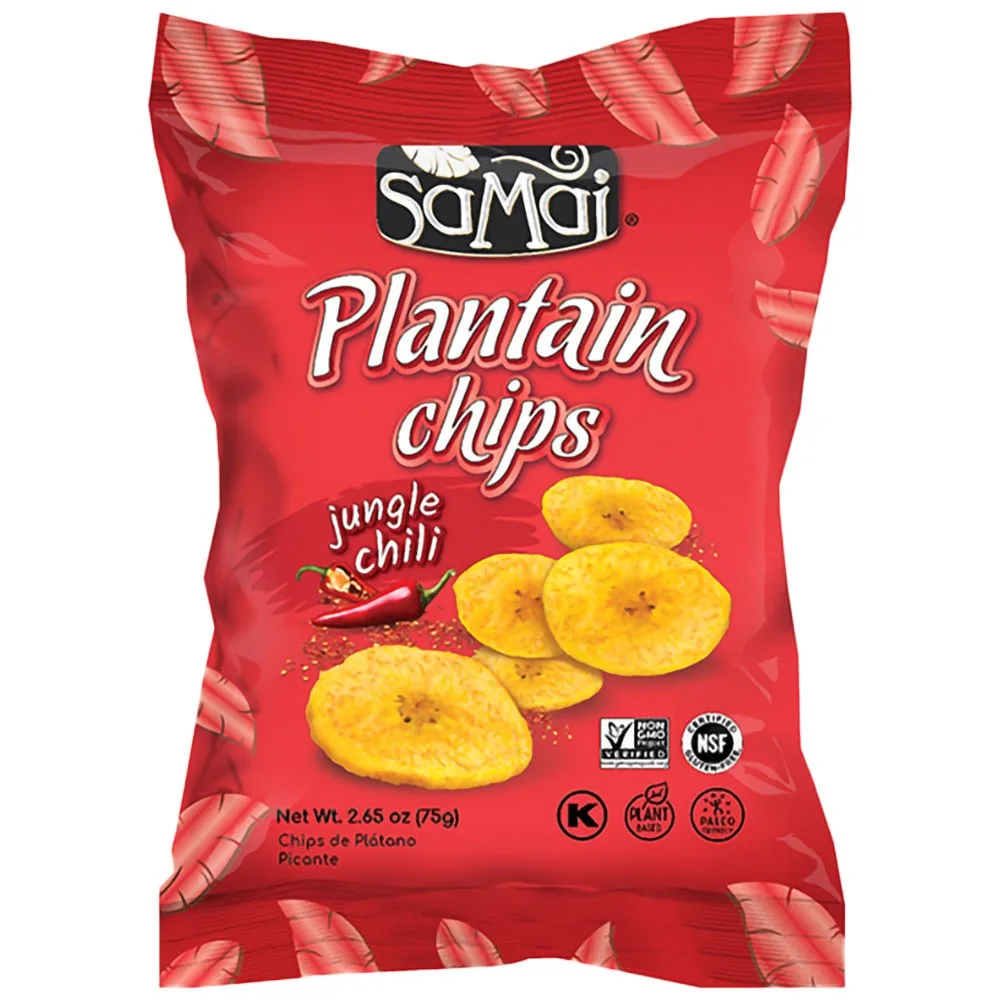 Plantain Chips Samai box Jungle Chilli 15 x 75g