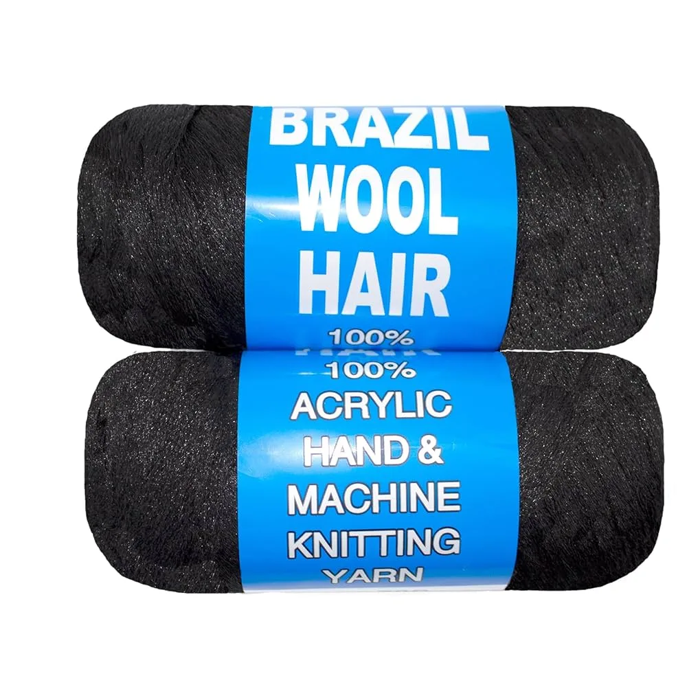 Sanbest Brazilian Wool Hair 2pcs